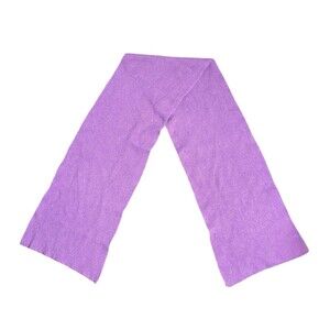 Portolano Rectangular Scarf 100% Cashmere Purple